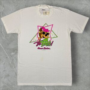 Vintage 90s Yo Yogi! Hanna Barbera Neon Sunglasses 80s Style T-Shirt - Large